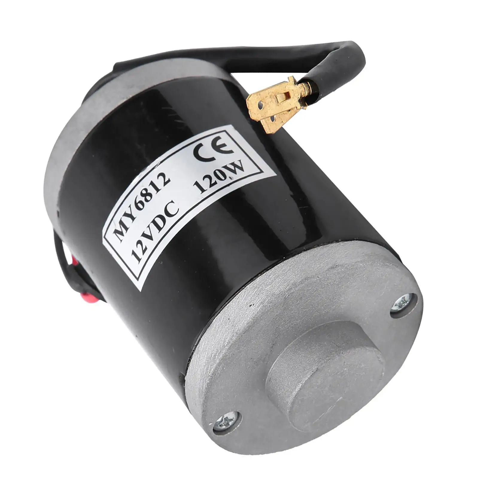 Щеточный двигатель 12 в 120 Вт с шкивом для электрического скутера и велосипеда