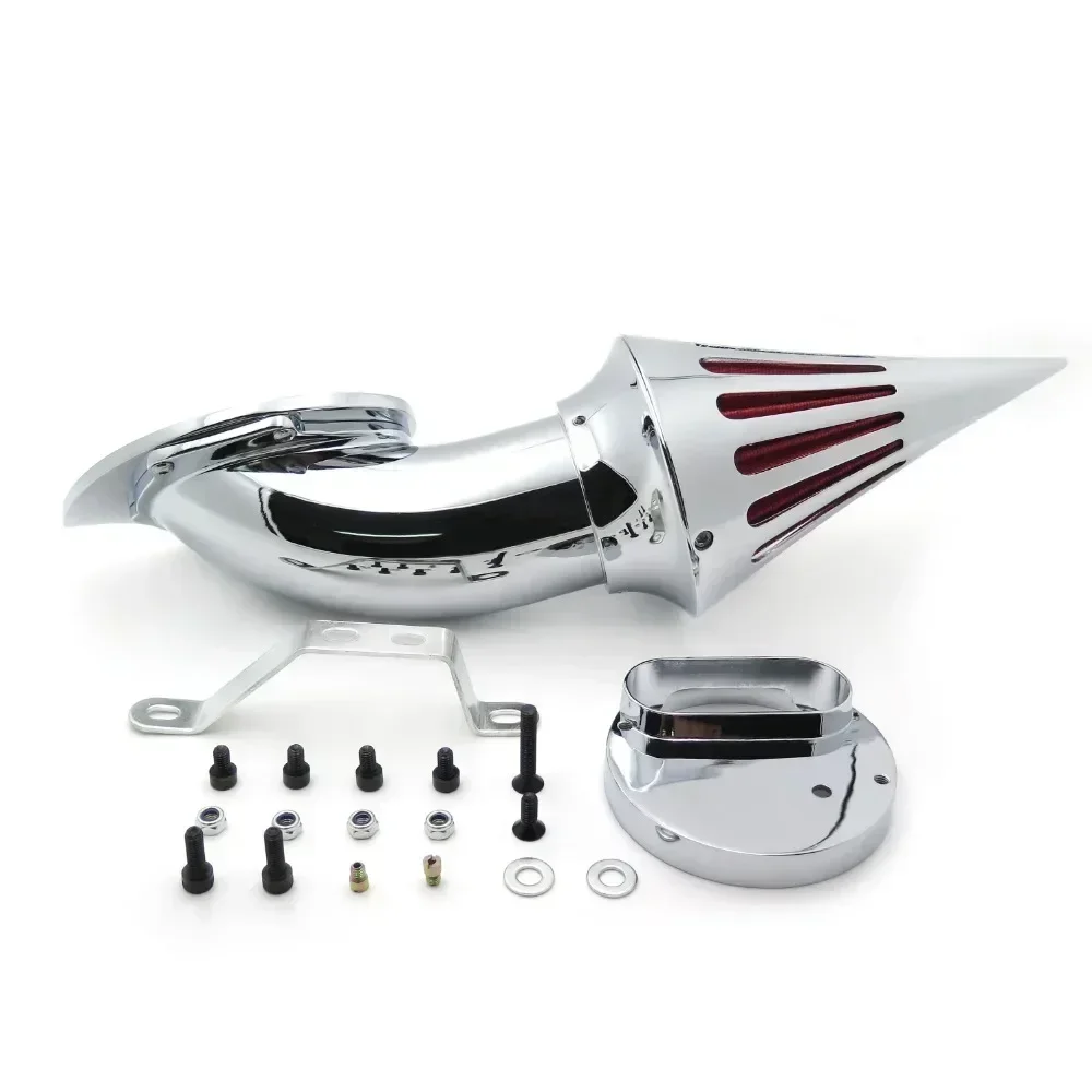 Фото Фильтр воздухоочистителя мотоцикла для Yamaha 1999-2012 V-Star 1100 Dragstar XVS1100 CHROMED №3