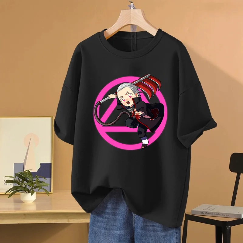 Футболка мужская и женская с рисунком из искусственного аниме