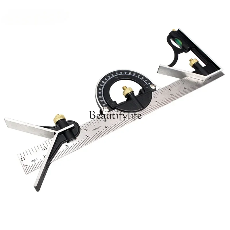 Комбинированная нержавеющая сталь 90 градусов L-квадрат многофункциональный угол