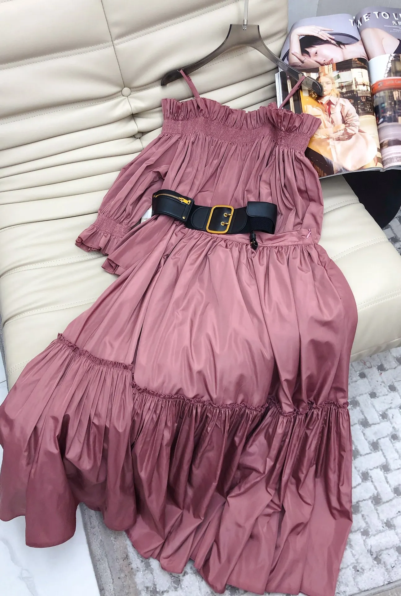 

Women's Dress Elegant Dresses For Women 2023 Female Dress Set Woman 2 Pieces Women's Suit Cotton Shirt Skirt Casual Suits