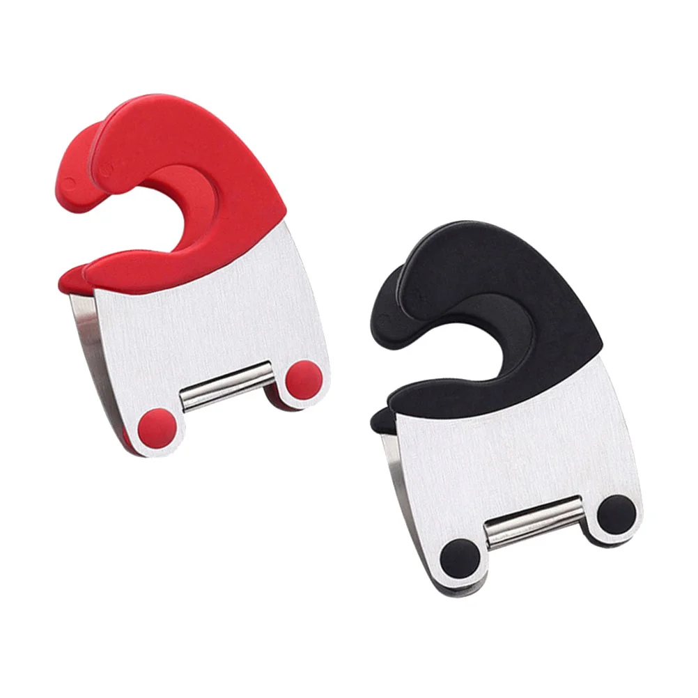 

Spoon Pot Clip Rest Holder Kitchen Grip Side Cooking Clamp Resistance Silicone Small Pan Fixed Utensilsfolderutensil Stainless