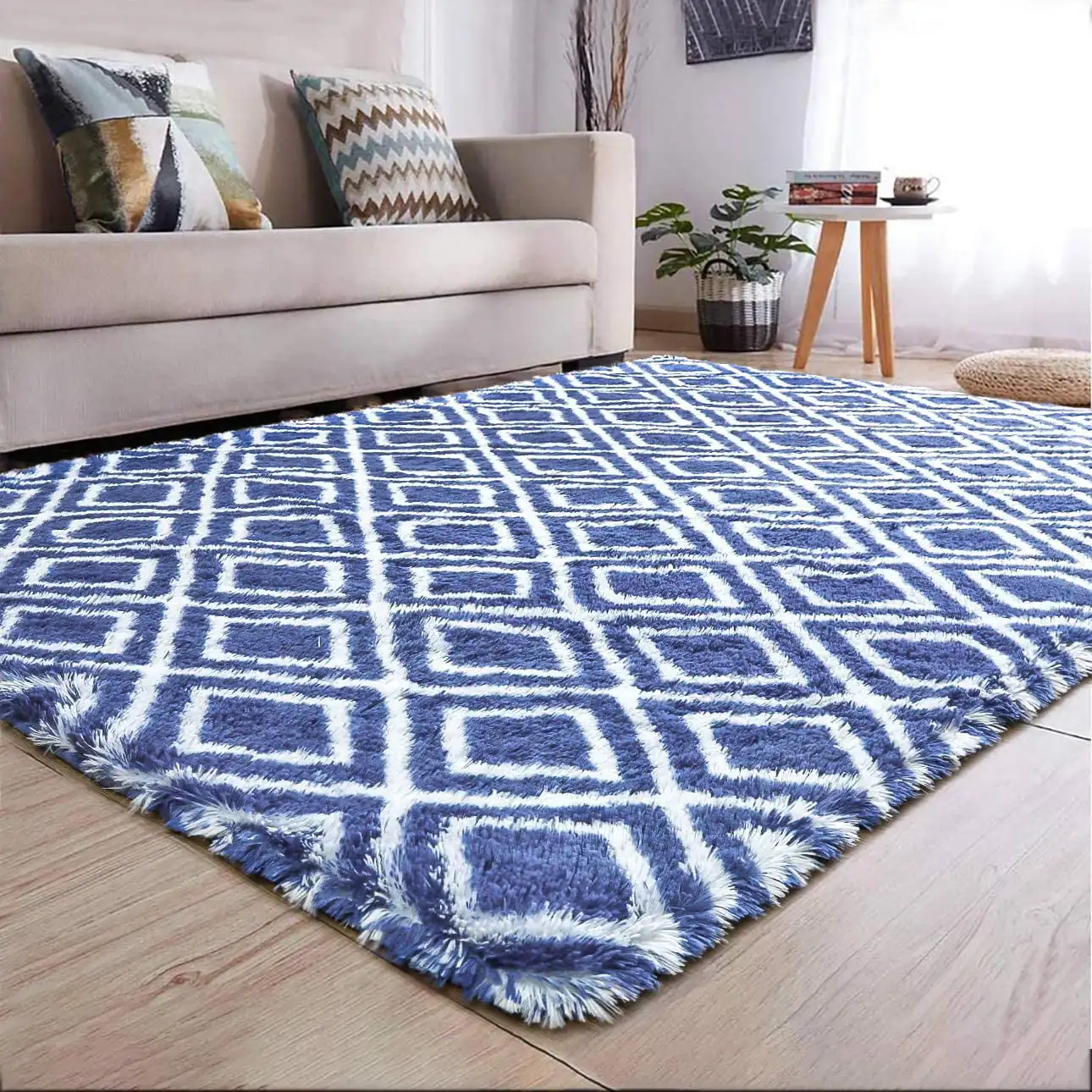 

Geometric Area Rug, 5` x 8`