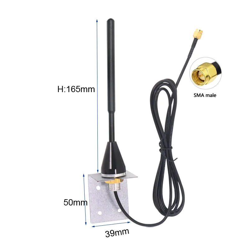 Enhance Signal 4G LTE 3G GSM Aerial High Gain 12dbi Internal Pure Copper Bar Omni WiFi Antenna With Bracket