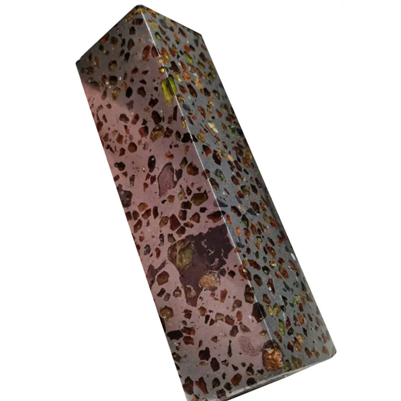 

Sericho Kenya Olive Meteorite Specimen Weight 296g High Quality Olive Meteorite Crafts Size 95x27x25