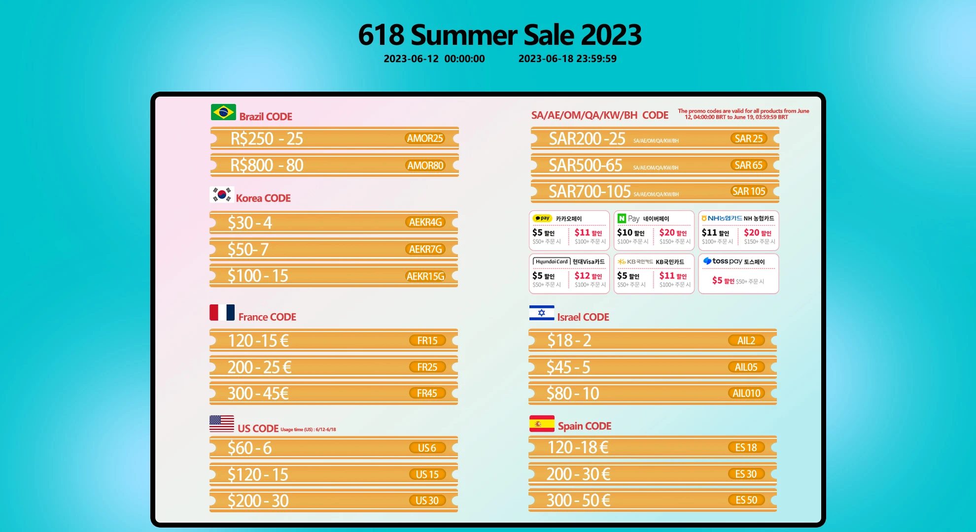 Лето 618, распродажа