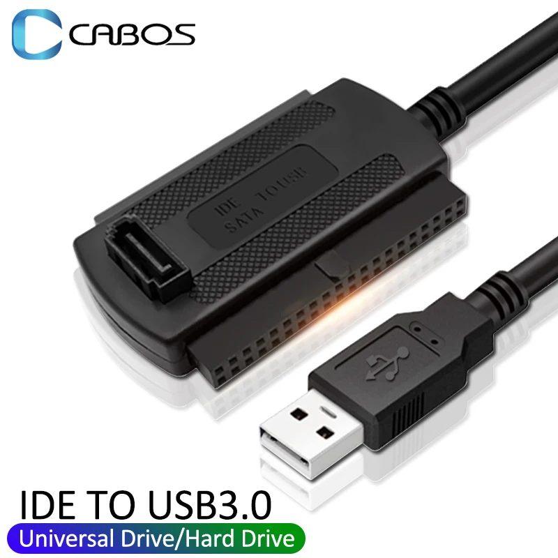 

USB3.0 to IDE SATA Cable Adapter Universal 3 in 1 SATA2.5 3.5 Inch Hard Drive Disk SDD FE HDD Adapter Converter For PC Notebook
