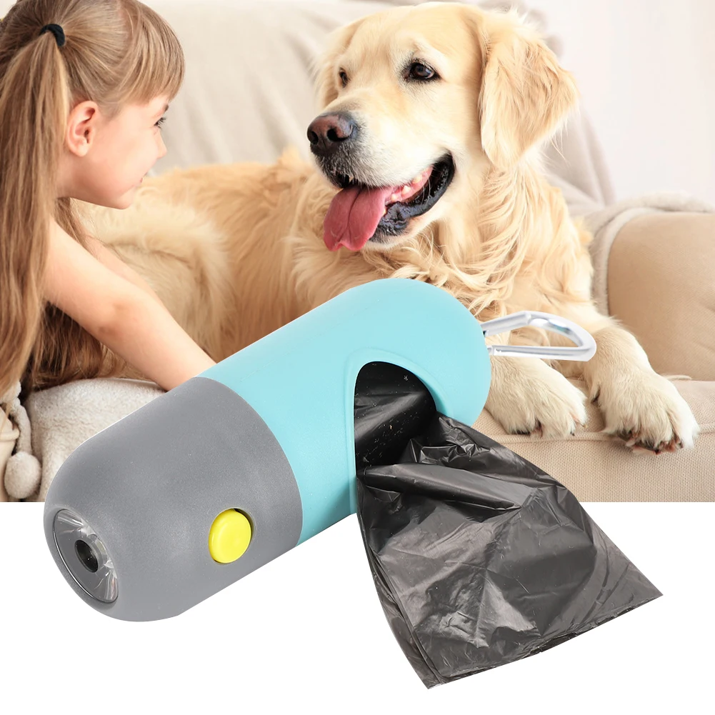 

Полезный дозатор для мусорных пакетов для собак с стандартным внешним переносным контейнером для хранения отходов для домашних животных