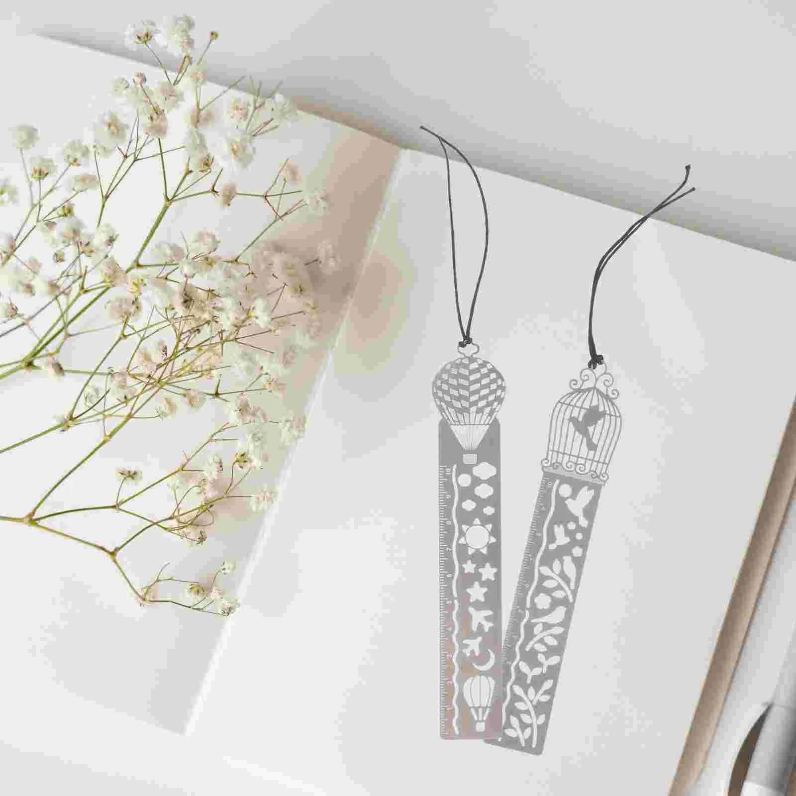 

Stationery Bookmark Vintage Hollow Ruler Bookmarks Kids Bulk Rulers Stencil Student