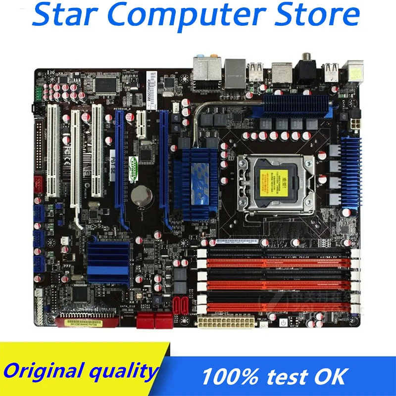 

X58 LGA 1366 For ASUS P6T SE Motherboard DDR3 24GB USB2.0 Computer Desktop Mainboard Used