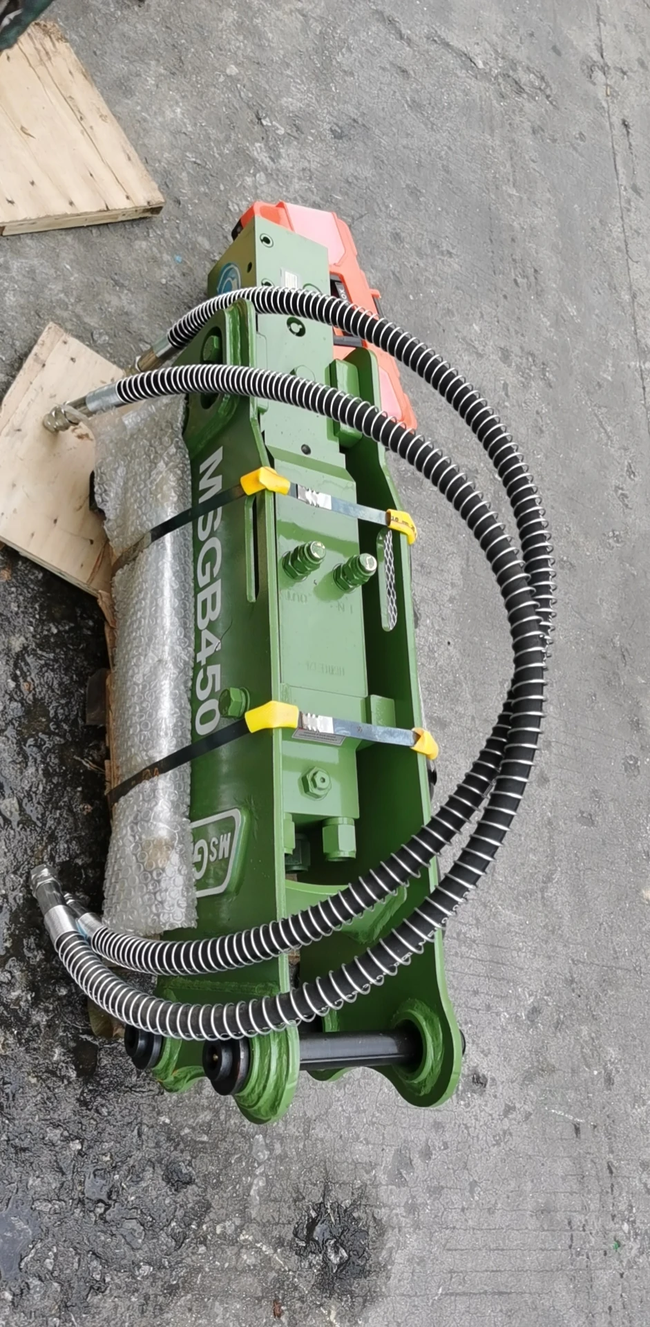 Электрический гидравлический домкрат для экскаватора