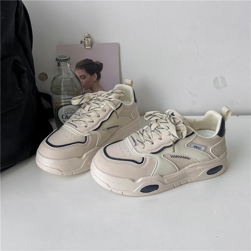 

Новинка 2023, женская обувь, модная взрывобезопасная универсальная обувь на платформе, повседневная спортивная обувь с мягкой подошвой