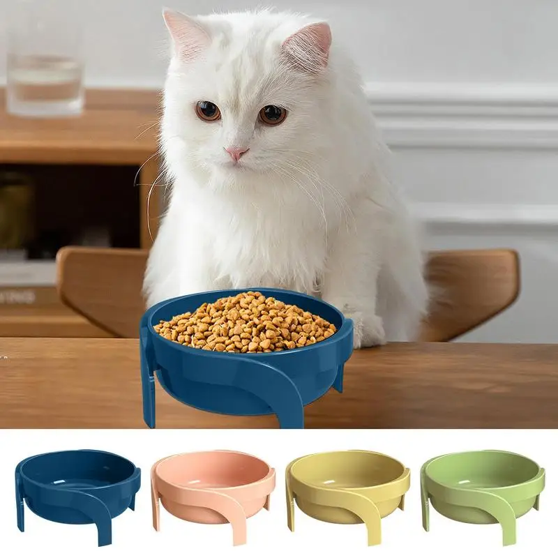 

Pet Food Bowl Elevated Cat Water Dishes Reusable Pet Feeding Bowl Kitten Feed Dishes Slanted Cat Food Cup Pet Water Dish