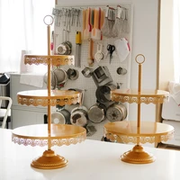 wedding pastry cake stand cookie donuts macarons double layer dessert stand plate bakery presentoir a gateau table decoration