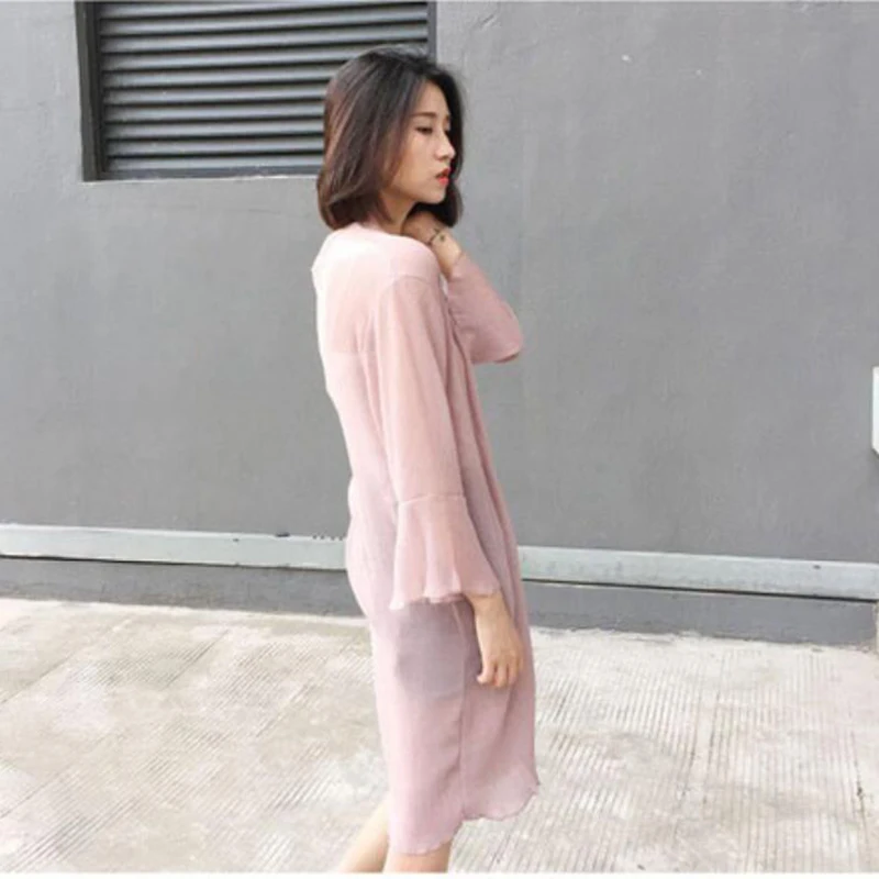 Солнцезащитная одежда Geskeey Женская длинная универсальная Корейская версия