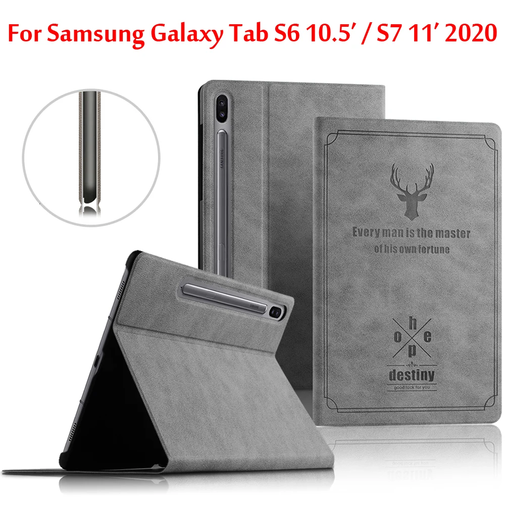 Case For Samsung Galaxy Tab S6 10.5 Case T860 T865 Protective Cover For S7+ FE Plus 12.4 T970 T736 SM-T870 T875 Tablet Shell