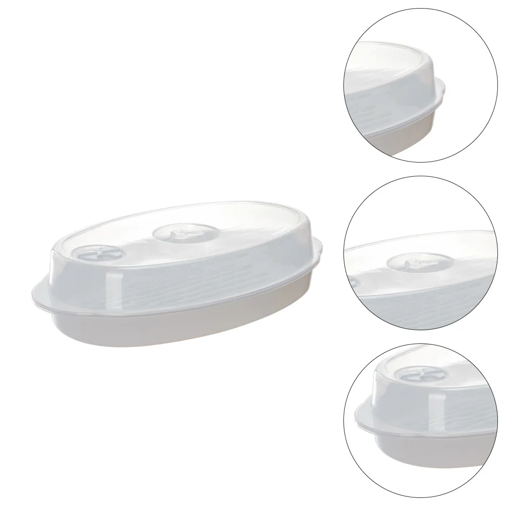 

Steamer Microwavefood Vegetable Pot Veggie Plate Cookeroven Coverbowl Cookware Basket Kitchen Bun Dish Rice Steaminglid Cooking