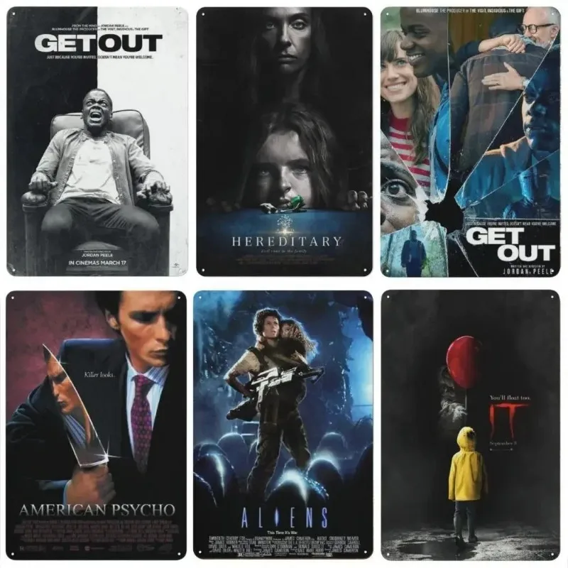 Винтажный Металлический Постер С Фильмом Стильный Настенный Декор Классическая