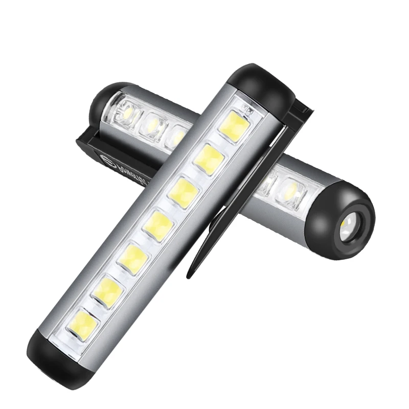 

Flashlight 18650 Lantern Rechargeable High Power LED Flashlights COB Powerful Torches Magnet Work Light Emergency Lantern
