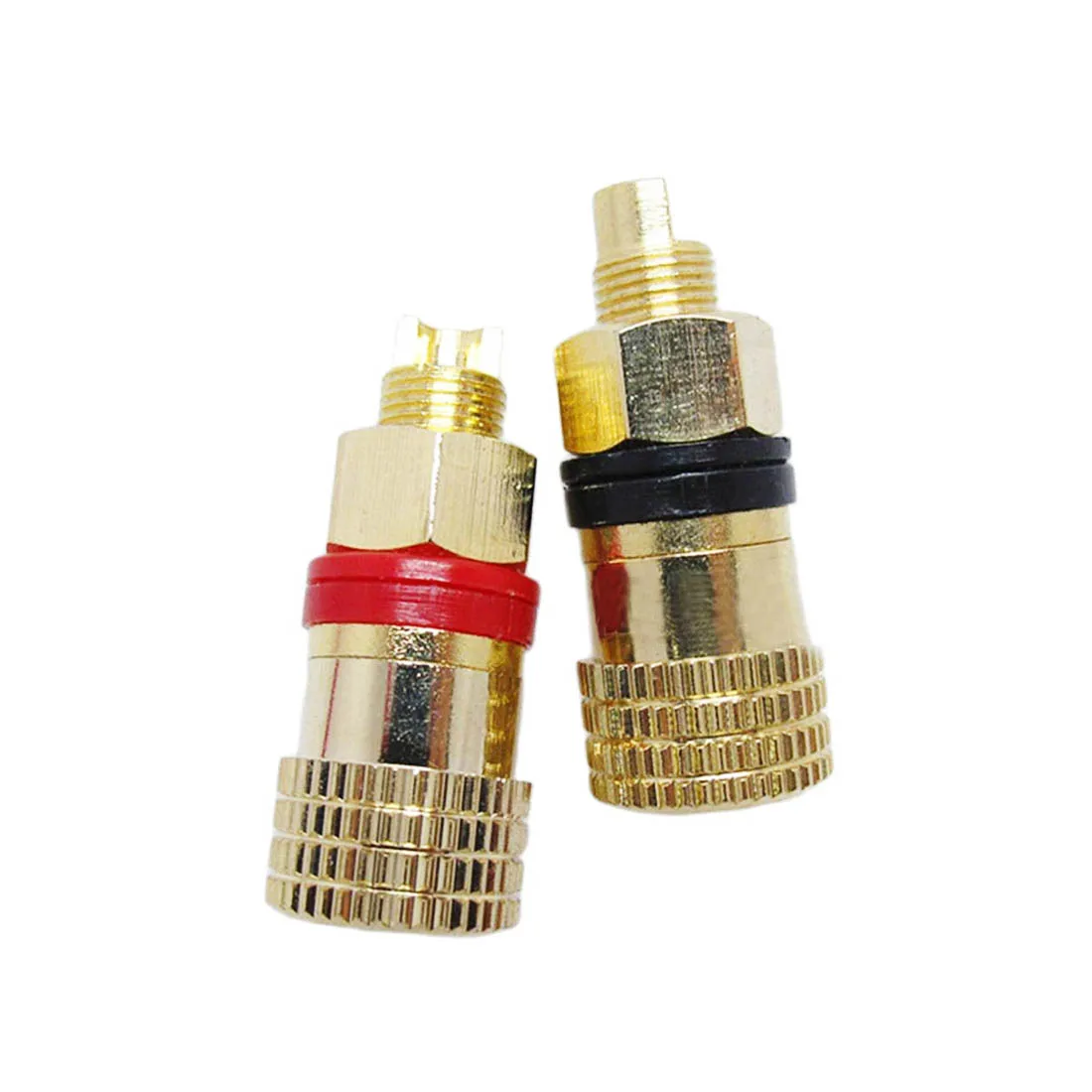 

A pair Banana Connector Gold-plated Banana Plug Socket Copper Terminals Brand New