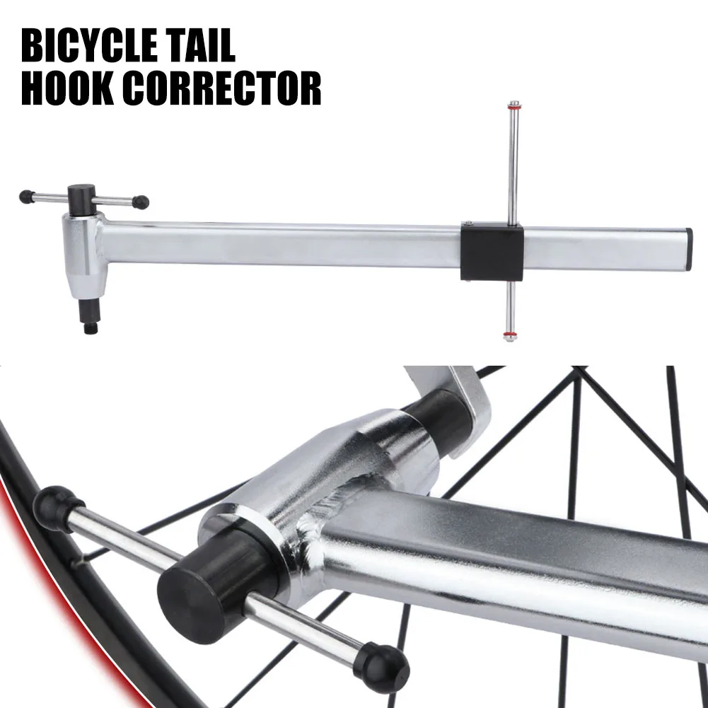 

Bike Derailleur Hanger Alignment Gauge Durable Bicycle Tail Hook Alignment Ranging Tool For Mountain/Road Bikes 360° Rotation