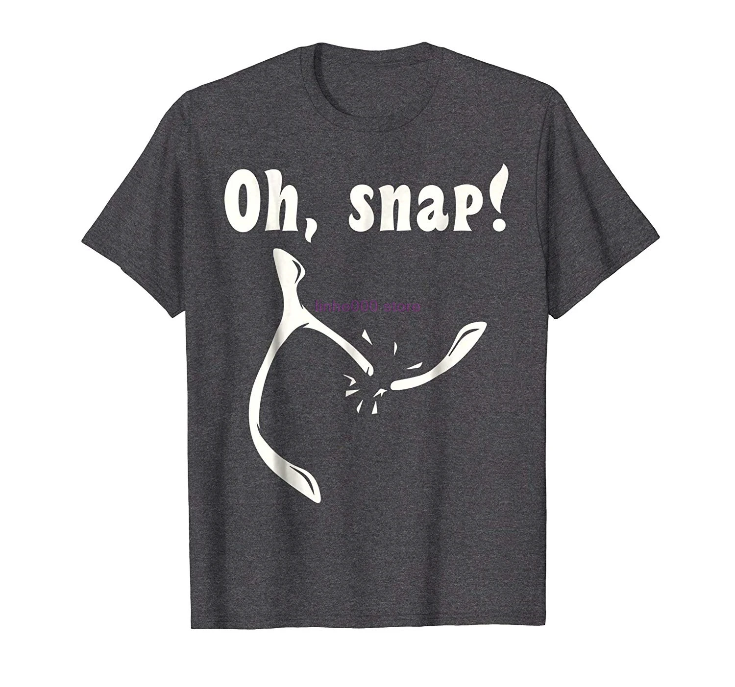 

GILDAN брендовая мужская рубашка Oh Snap Wishbone стандартная футболка