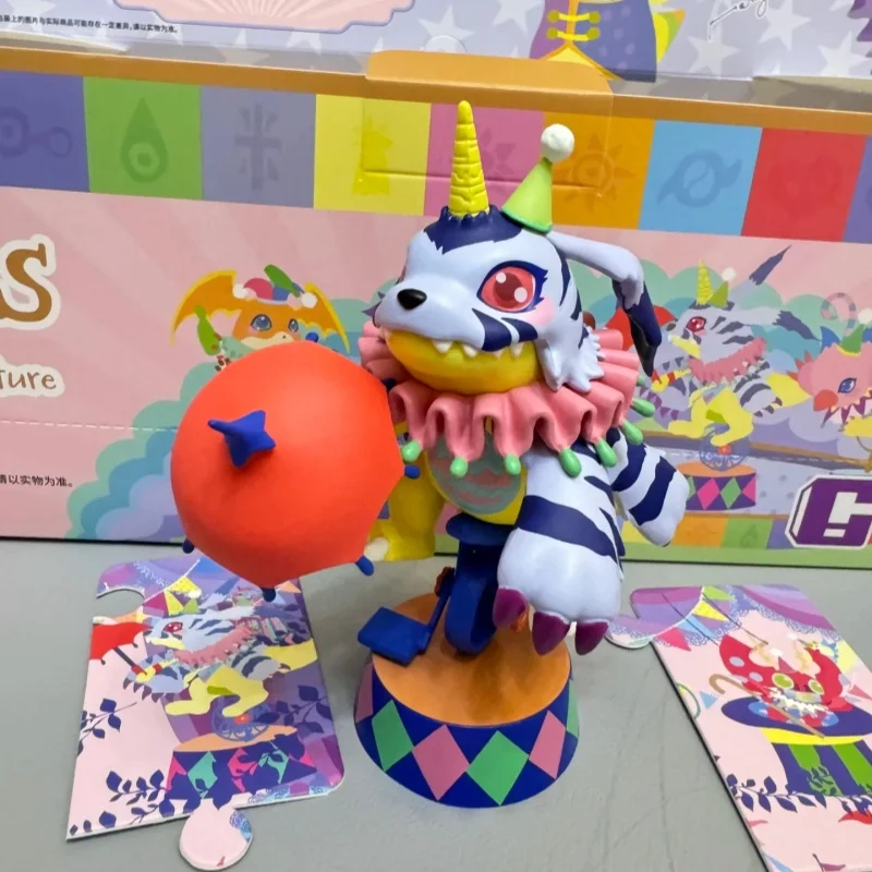 Фото Bandai Digimon Adventure Fourth Round Circus Blind Box Agumon Tailmon Gomamon Tentomon Patamon Аниме Фигурка Модель Кукла Игрушка Подарок №3