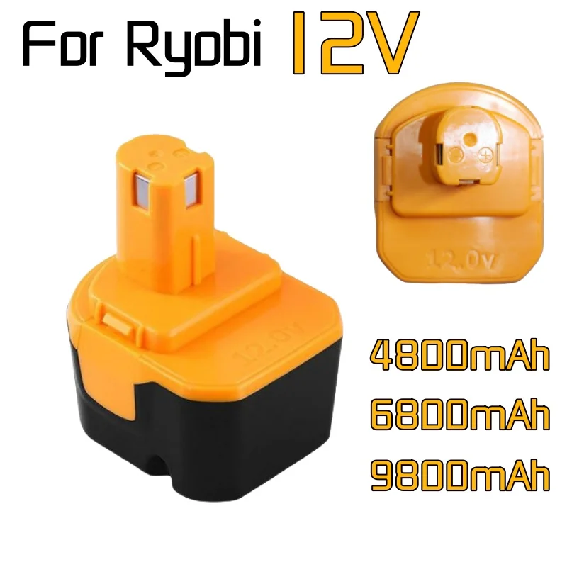 Сменный аккумулятор для электроинструмента RYOBI 12 В NI-MH4.8/6.8/9.8Ah