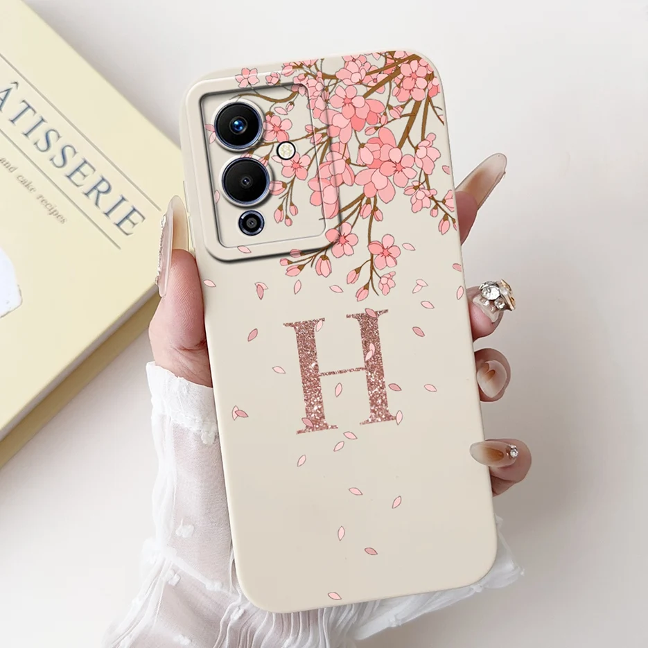 For Infinix Note 12 Pro 5G Case X671B Luxury Letters Cover Soft TPU Phone Cases G96 Note12 Turbo X670 Bumper