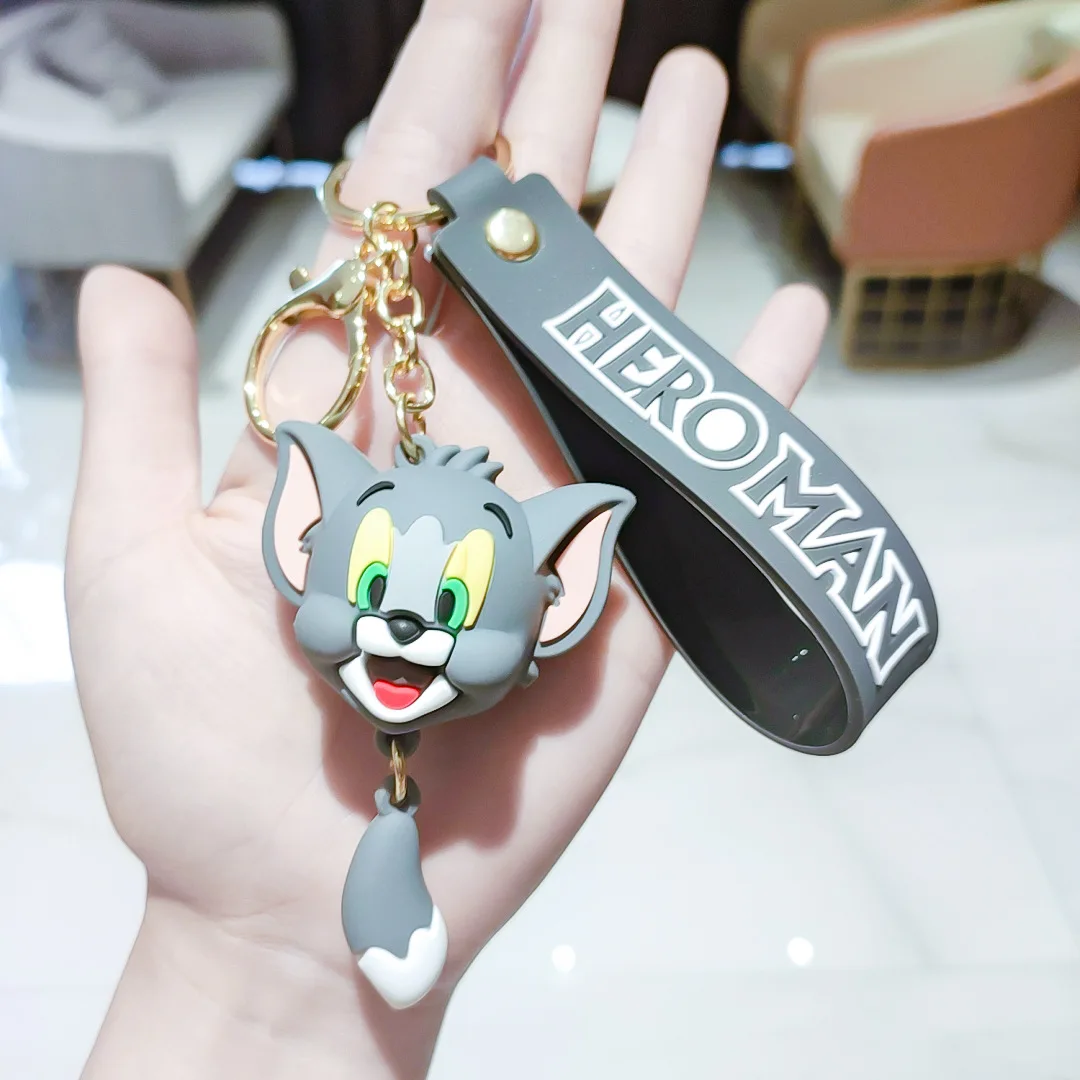 Брелок том аниме игрушка брелок машинка Джерри Подвеска Милая кошка мышь