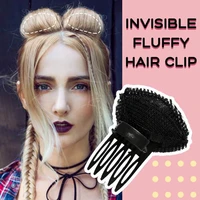 invisible fluffy hair clip scrapbooking accessories acrylic clip kawaii accessories forehead hair volume fluffy sponge pad