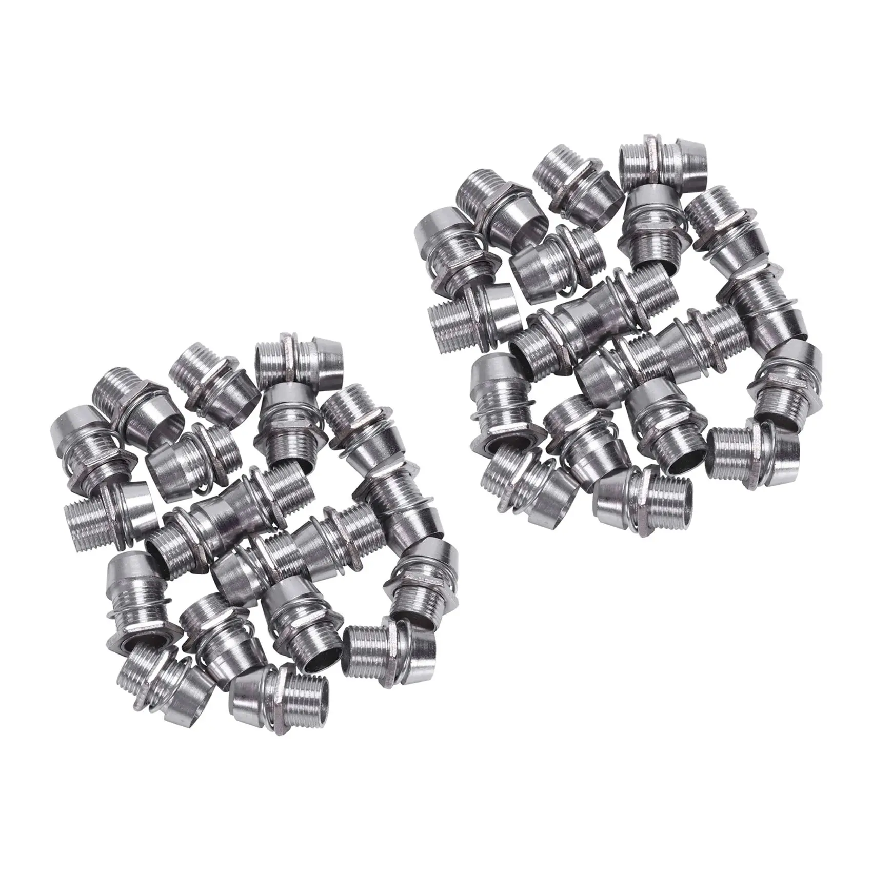 

40 Pcs Copper 5mm Light Emitting Diode LED Holder Mount Panel Display