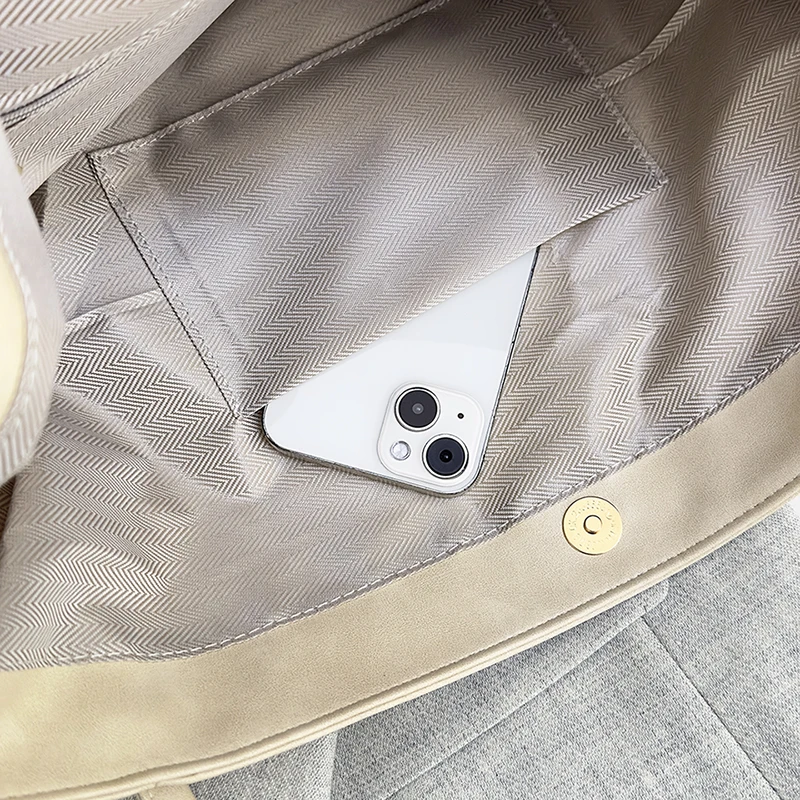 Женская винтажная сумка через плечо из мягкой искусственной кожи