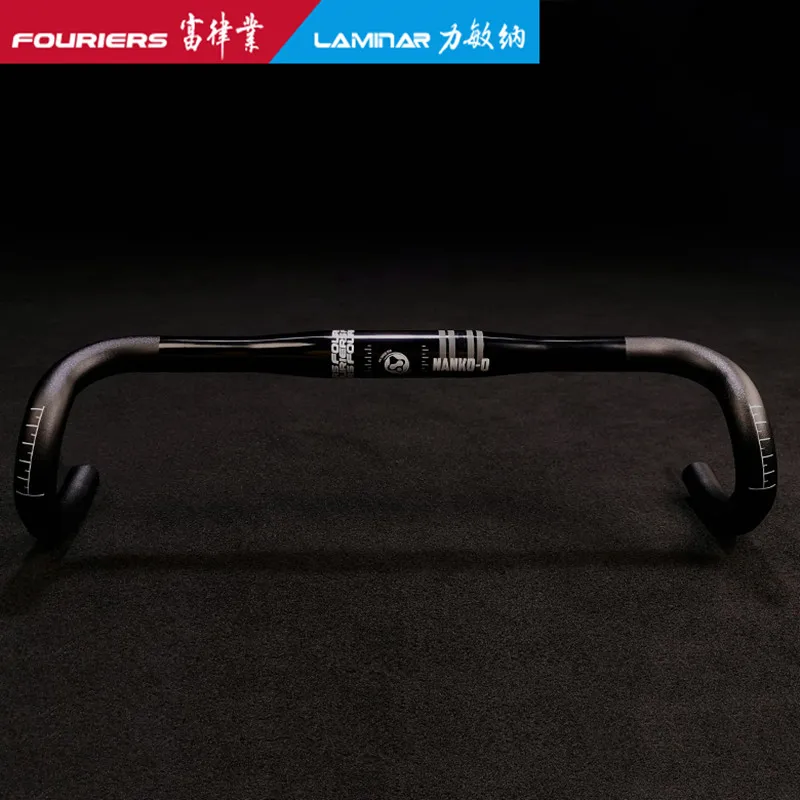 FOUREIRS ROAD HANDLEBAR 12 Degrees Compact bend Travel Bent Bar 31.8*380/400/420/440MM