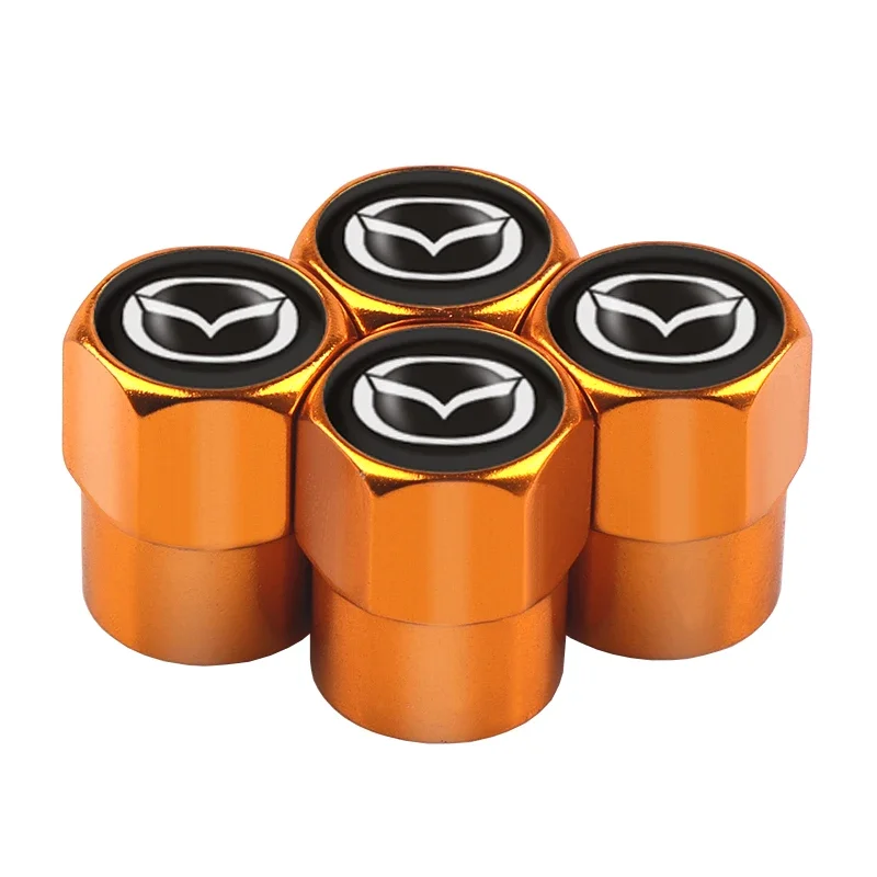 

4 шт., колпачки для клапанов шин автомобиля, чехол с логотипом, автостайлинг для Mazda 2 3 6 5 Axela Atenza CX 5 CX3 323, эмблемы, аксессуары