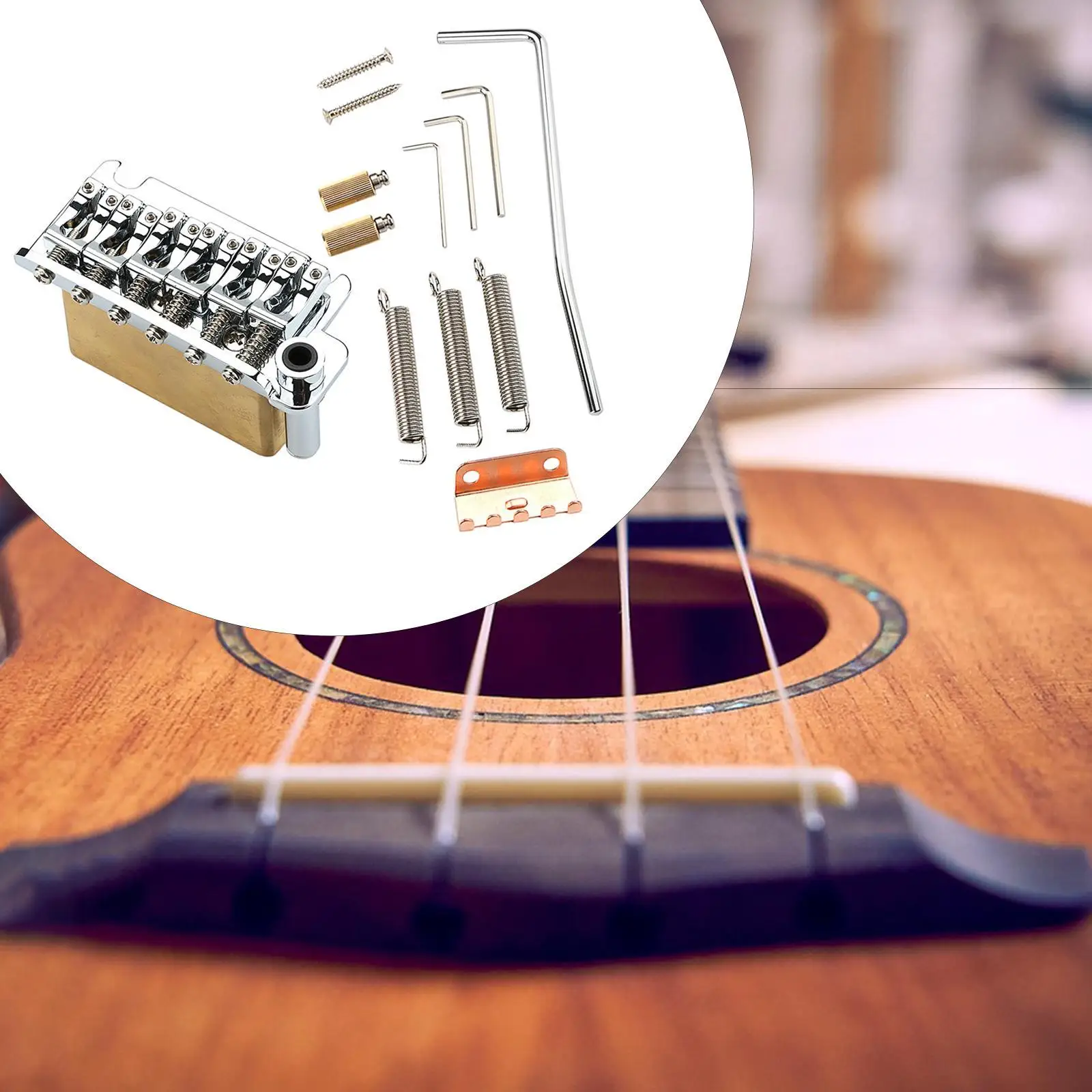 Tremolo Замена моста простой в использовании станок с ЧПУ и полноразмерный латунный