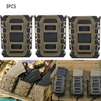 3pcs tactical molle magazine pouch ar15 m4 5 56 7 62mm fast attach carrier soft shell rifle mag case airsoft hunting accessories