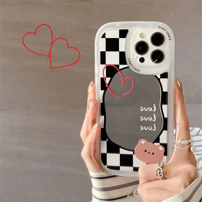 Apple 13 чехол для телефона iphone12/11 Promax Mirror love XR полный пакет 78Plus - Цена: 