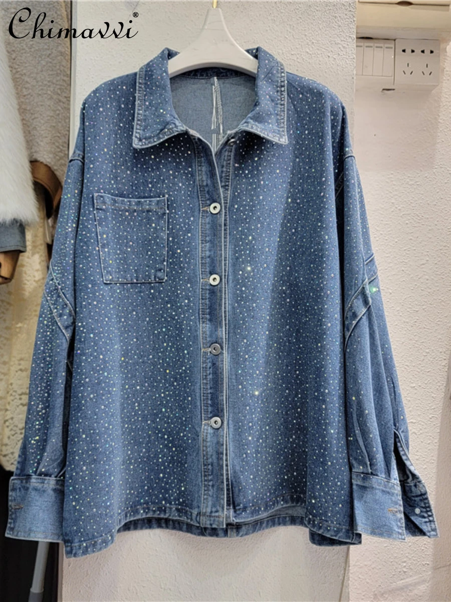 Европейские товары лидер продаж джинсовое пальто из плотного денима женская