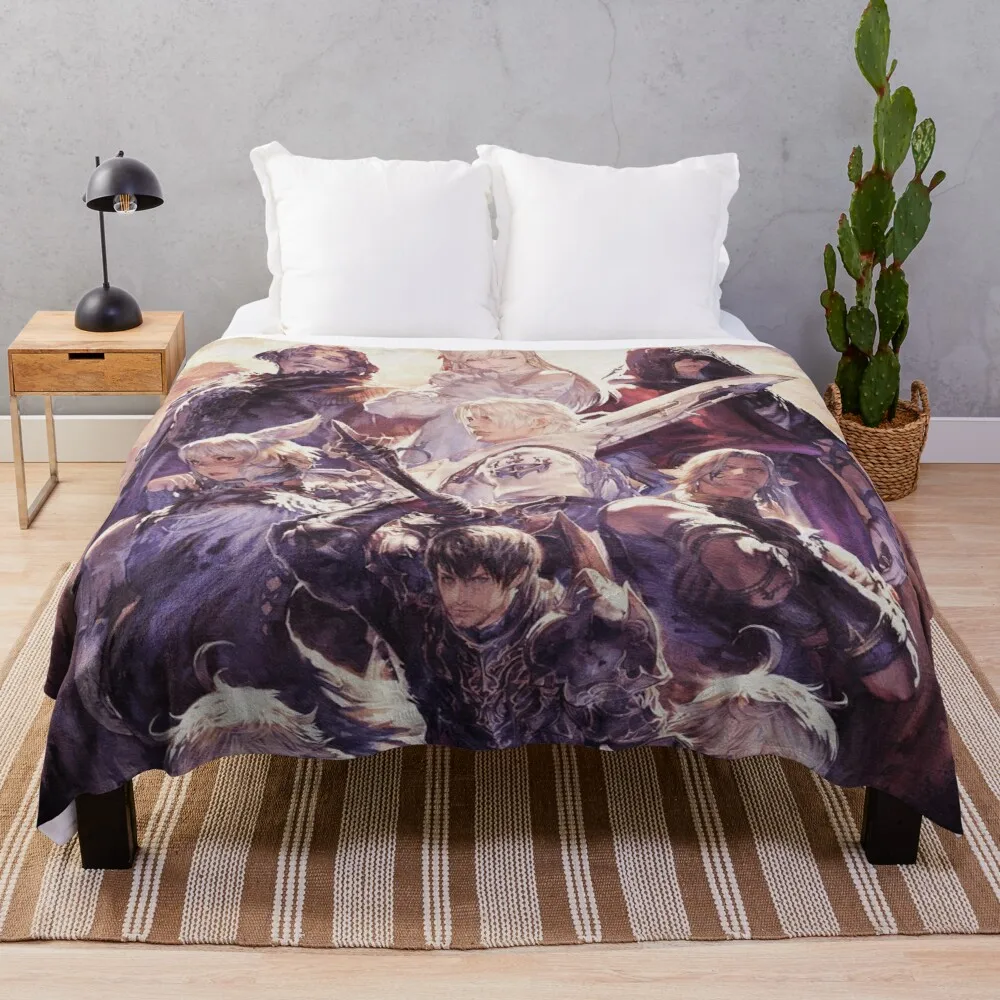 

Окончательная фантазия 14 теневые бра искусство плед одеяло Ретро одеяло s