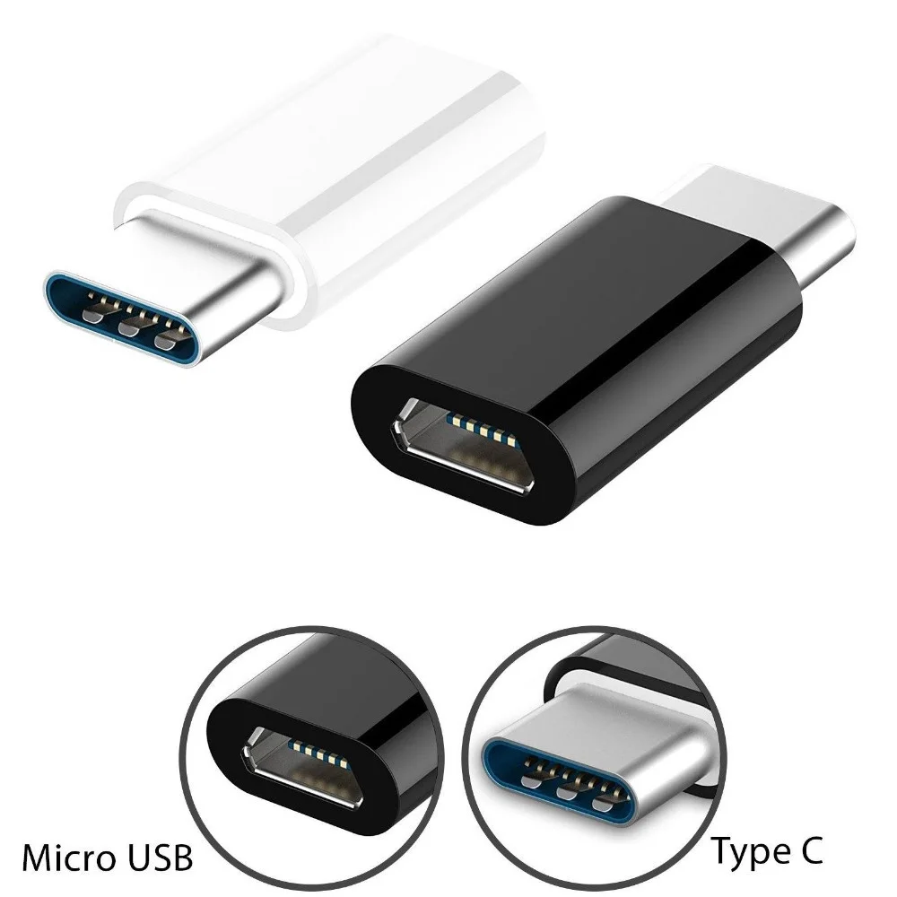 500pcs USB Type-C Adapters for Xiaomi Redmi Note 7 8 9s 9 Pro Max 8A Mi 9T Connector Type C OTG Adapter USB-C Cable Converter