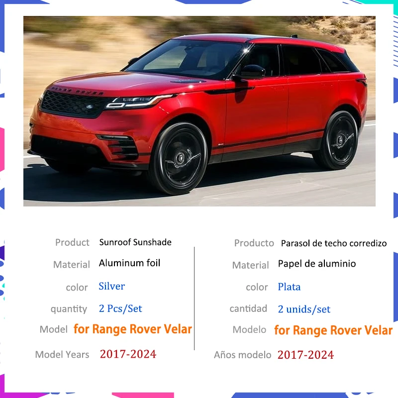Фото Солнцезащитный козырек для Land Rover Range Rover Velar L560 2021 2019 2018 2017 ~ 2023 2022 №2
