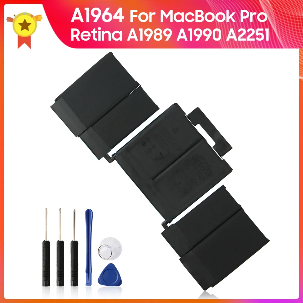 Laptop Battery A1964 For MacBook Pro Retina A2251 A1990 A1989 Replacement Battery 5086mAh