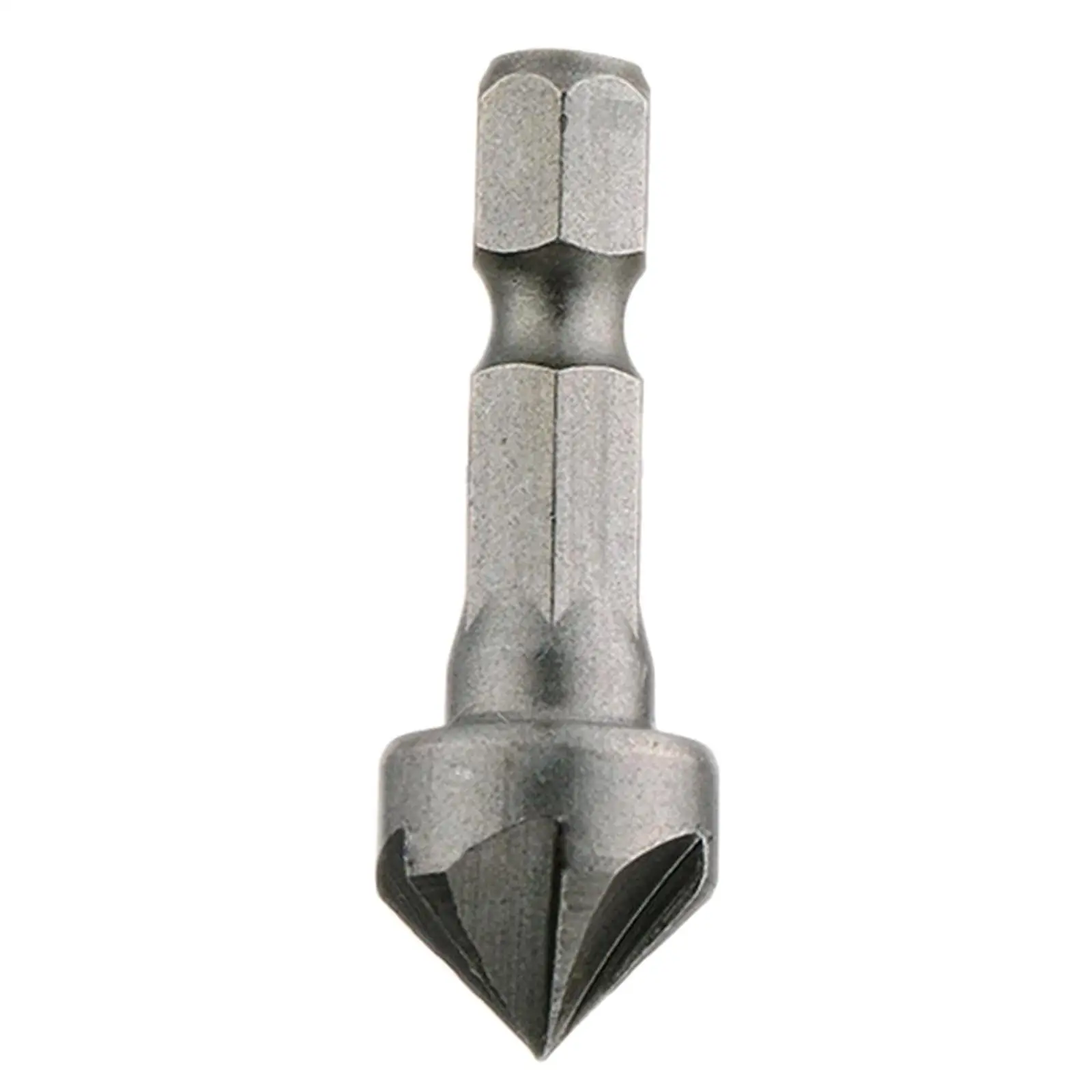 3x90-градусное сверло с зенковкой для снятия фаски шестиугольная 5 канавок