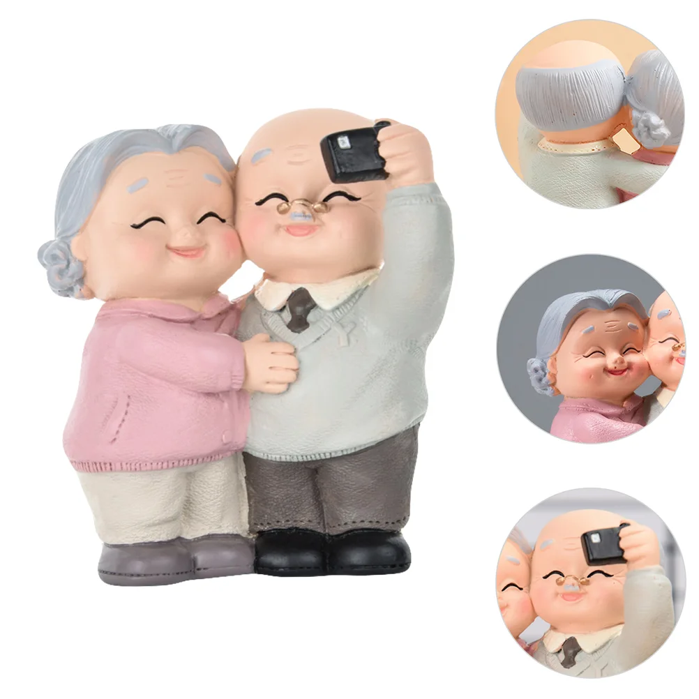 

Бабушка для пожилых людей, украшения, подарок на день Святого Валентина, фигурка, тематическая искусственная Топпер для торта