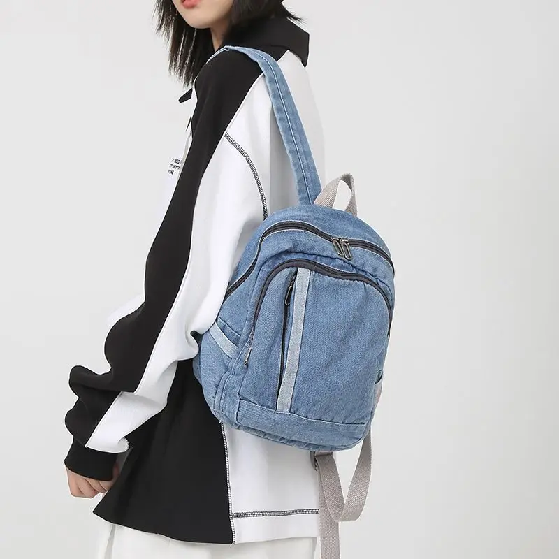 

Рюкзак, джинсовая сумка, ежедневные Новые поступления стираемых студентов, необходимый интерьер, вентилируемая мягкая спинка