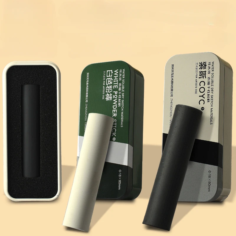 1 шт. большая черно-белая углеродная пудра полоса художественная живопись для