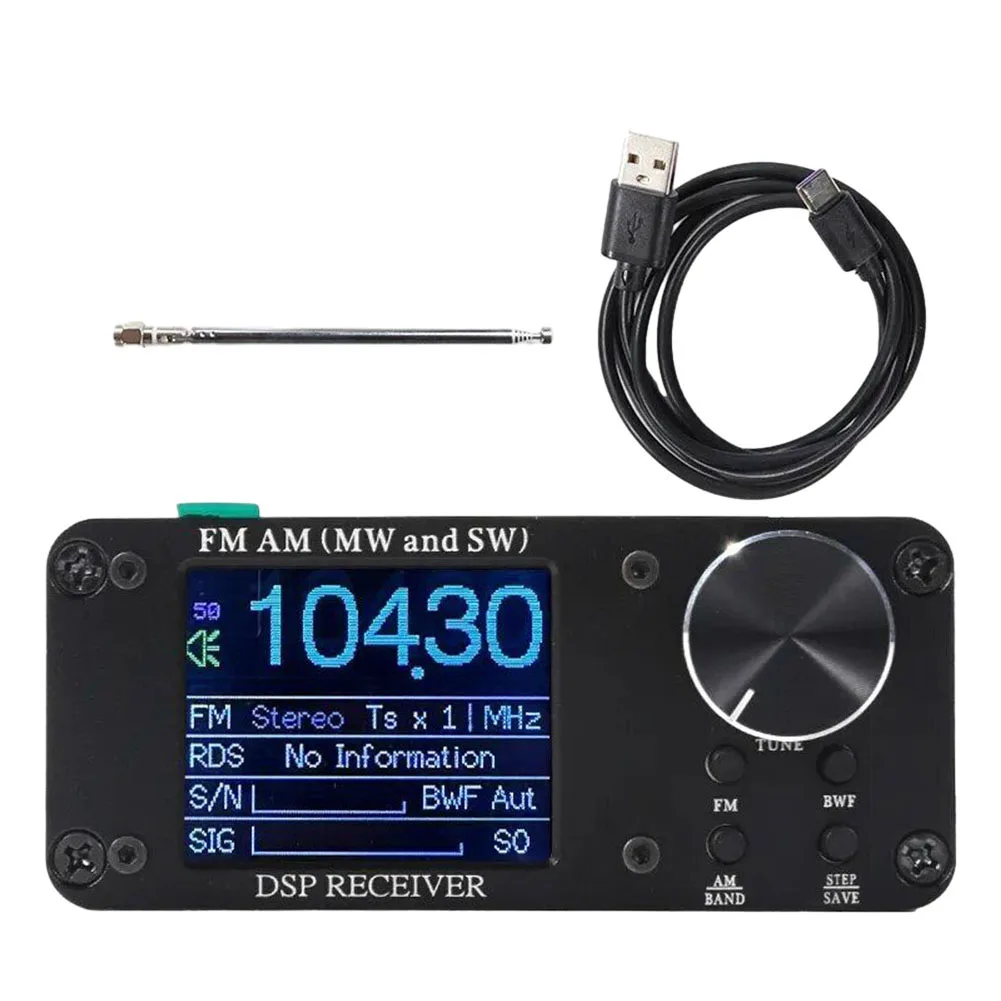 AM FM-радио ATS80 Коротковолновое радио для кемпинга Легкие ручки настройки Качество стереозвука ABS Материал из алюминиевого сплава (art.: 3920cf74f91e4) - 3920cf74f91e4