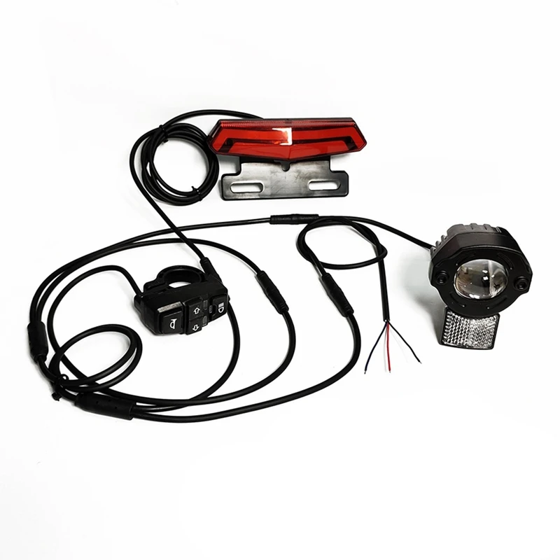 

Комплект ламп для Bafang BBS01 BBS02 BBSHD, для среднего привода, для электродвигателя велосипеда, водонепроницаемый строчный телефон с тормозным сигналом поворота
