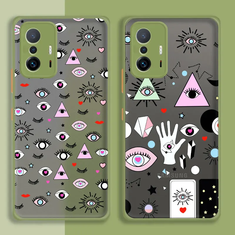 

Case for Xiaomi Mi 11 Lite 10 12 9 8 Pro Ultra A2 6X A3 10S 11T 5G 10T 5X Max2 CC9 Cell Fashion Lucky Eye Evil Eyes Hard Back